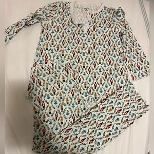 roller rabbit limited edition nutcracker pajamas size small